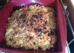et crumble aux pommes
