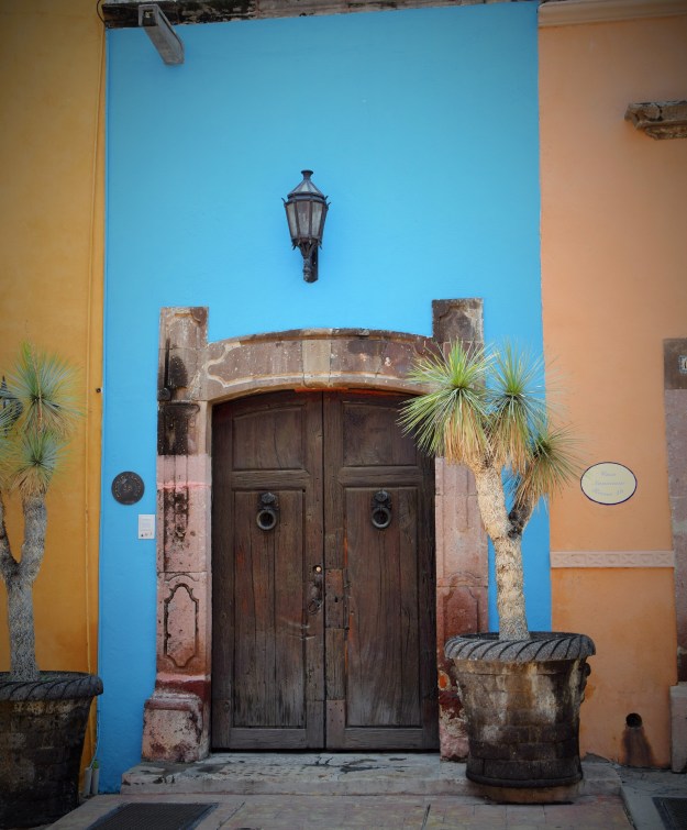 Beautiful door of San Miguel de Allende