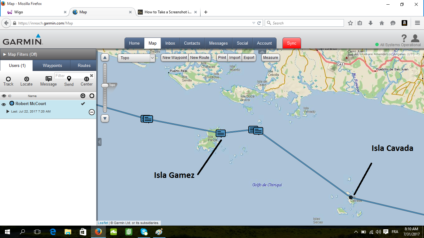 Isla Gamez and Isla Seca